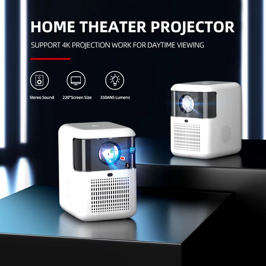 Movie HUB Theatre Android Smart Projector Dual Band Wifi Connection