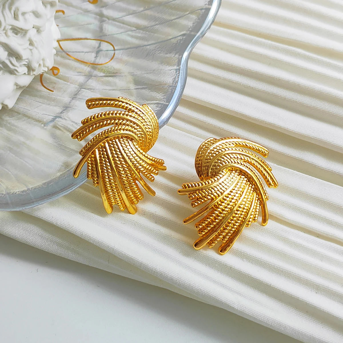 Unique Gold Color Earrings Women