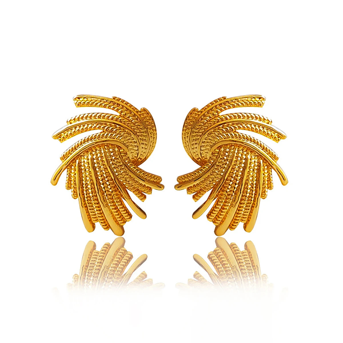 Unique Gold Color Earrings Women