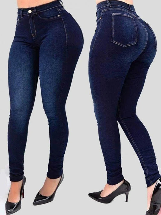 Women’s High Waist Stretch Skinny Jeans 