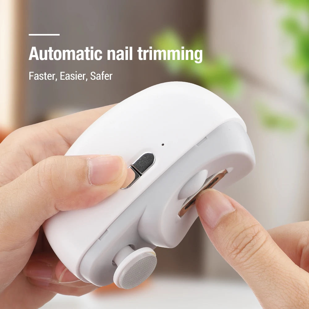 Electric Nail Clipper Grinding and Polishing 2 in 1 