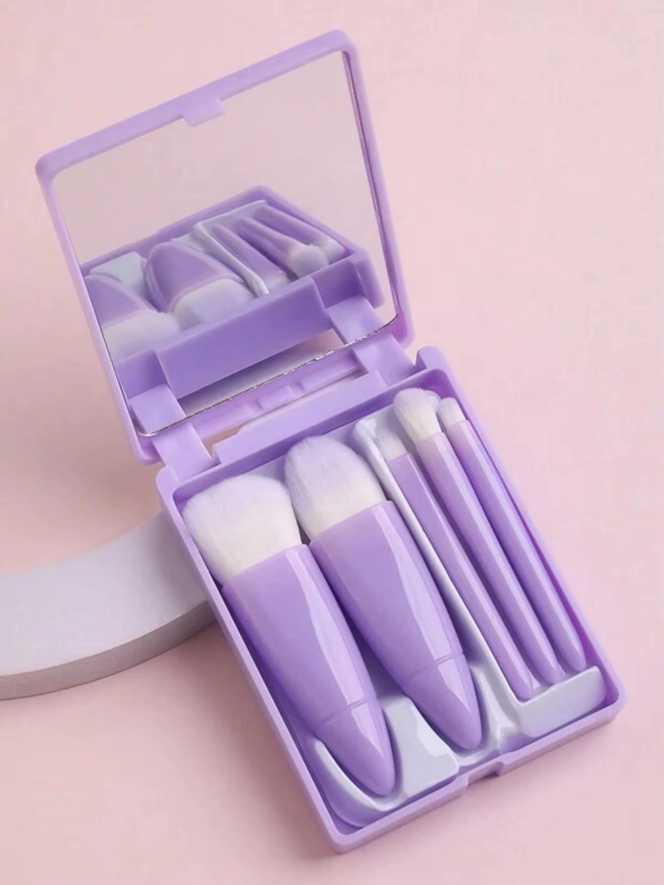  Makeup Brushes  set Travel Size Beam pastel Mini