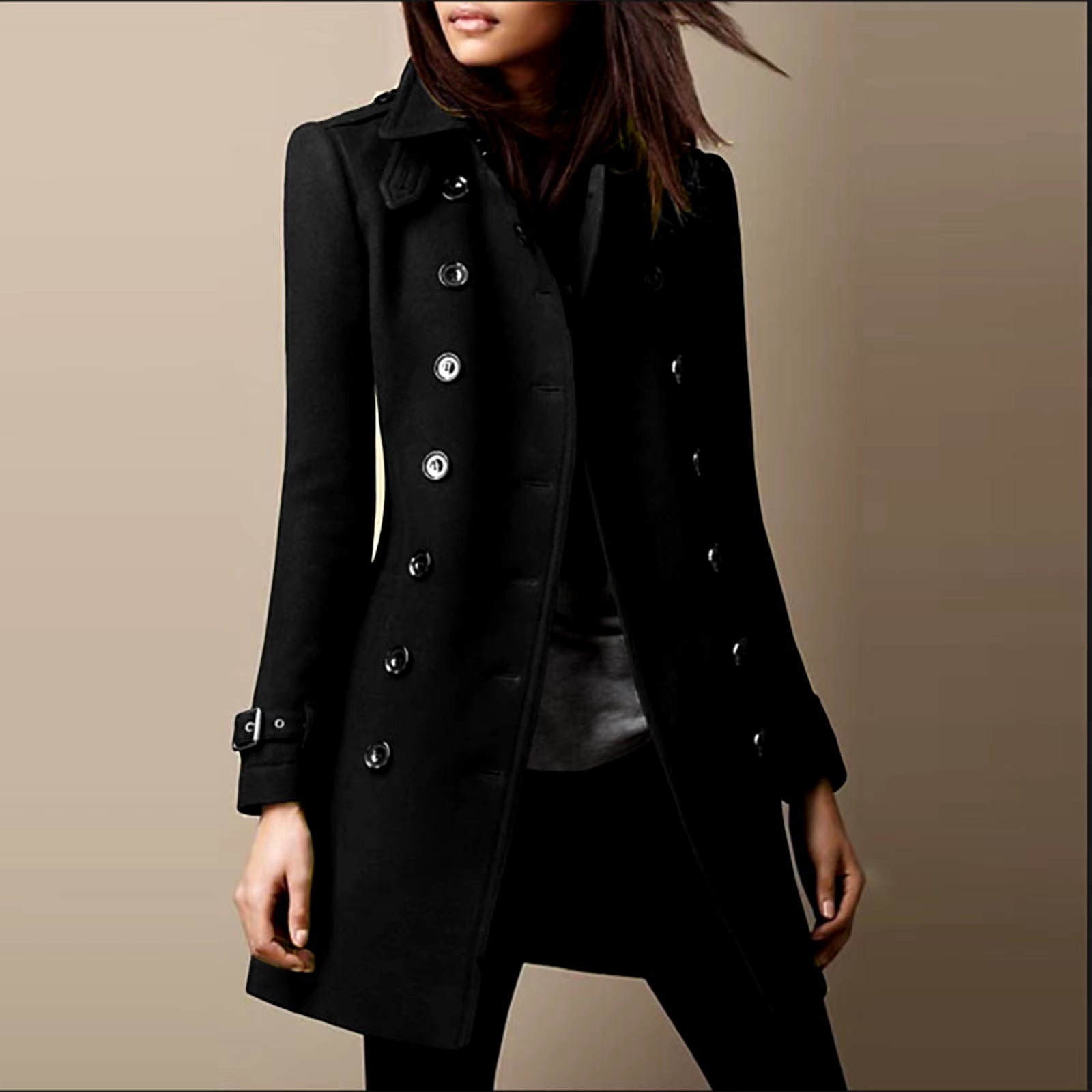 Winter Women's Long Sleeve PC Coat /Jacket